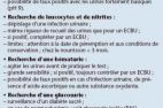 Bandelette urinaire : quel rôle lors d'un test urinaire ?