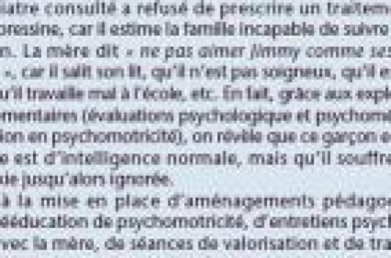 L'incontinence de l'enfant et de l'adolescent